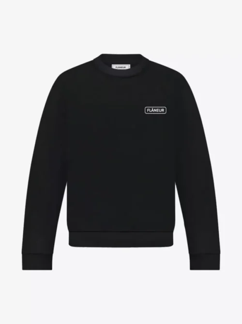 Flâneur Flâneur Sweat ronde hals - Zwart