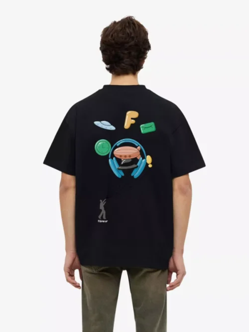 Flâneur Flâneur T-shirt - Zwart