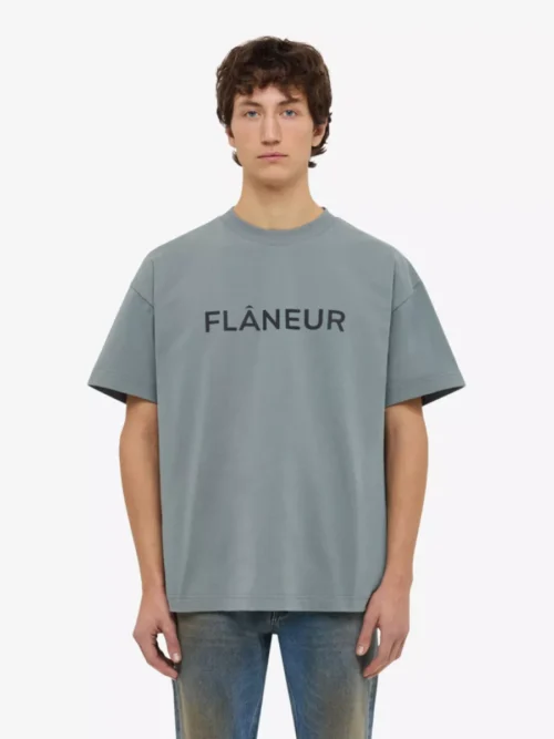 Flâneur Flâneur T-shirt - Middelgrijs