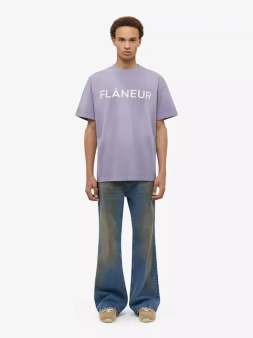 Flâneur Flâneur T-shirt - Middelpaars