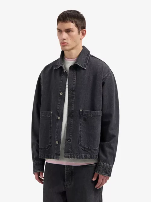 Olaf Olaf Denim Boxy Jacket - Donkergrijs