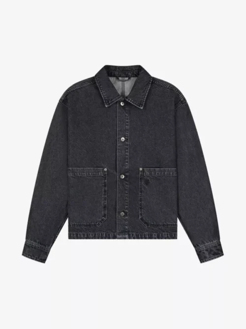 Olaf Olaf Denim Boxy Jacket - Donkergrijs