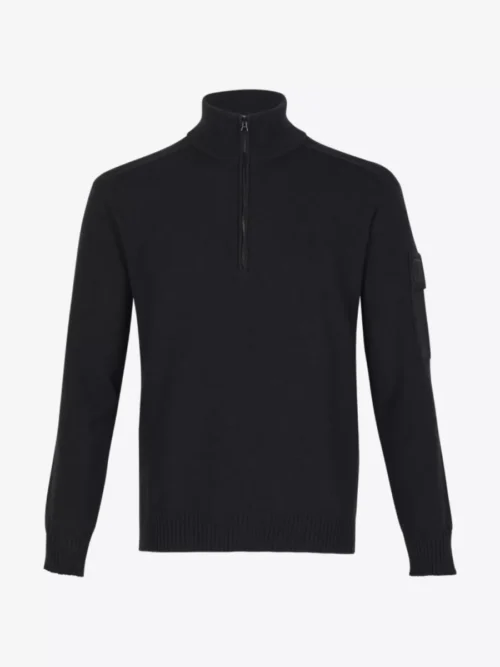 C.P. Company C.P. Company Pullover halfzip - Zwart