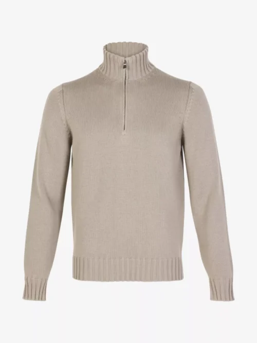 Filippo de Laurentiis Filippo de Laurentiis Pullover Halfzip - Middelgrijs
