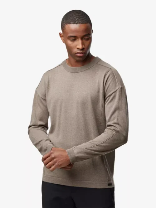 Genti Genti Trui ronde hals - Taupe
