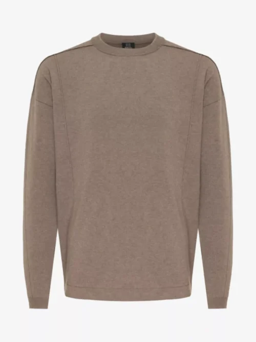 Genti Genti Trui ronde hals - Taupe