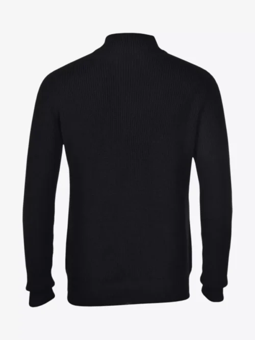 Gran Sasso Gran Sasso Trui halfzip - Zwart