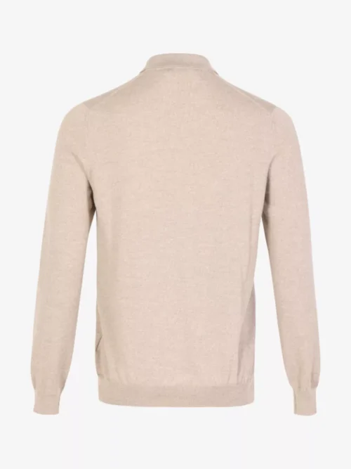 Gran Sasso Gran Sasso Polo zip - Beige