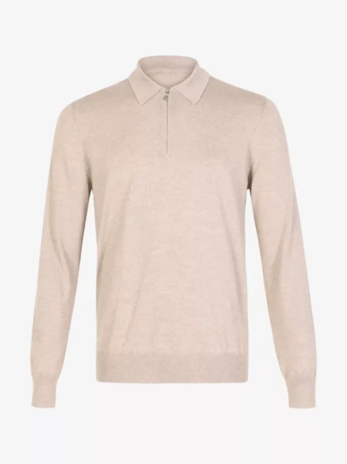 Gran Sasso Gran Sasso Polo zip - Beige