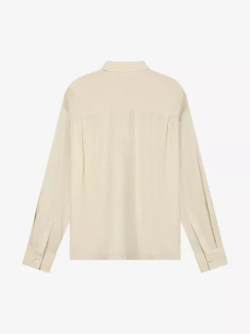 Olaf Olaf Textured Boxy Shirt - Ecru