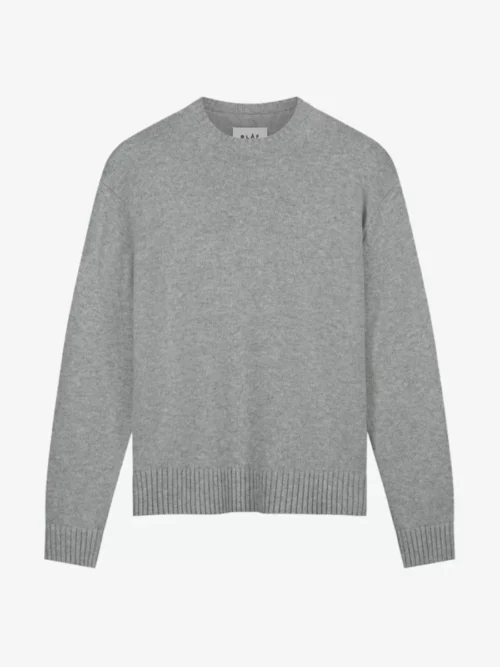 Olaf Olaf Essential Knitted Crewneck - Lichtgrijs