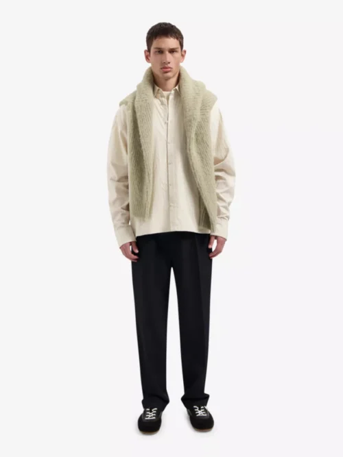 Olaf Olaf Hairy Knitted Crewneck - Ecru