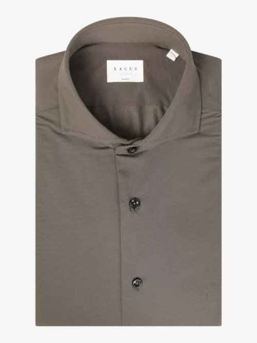 Xacus Xacus Dress Shirt Active - Taupe
