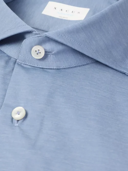Xacus Xacus Active Dress Shirt - Denimblauw