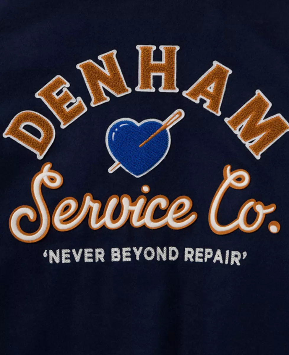 Denham LOVE DENHAM VARSITY WL - Navy 5 Denham Denham LOVE DENHAM VARSITY WL - Navy