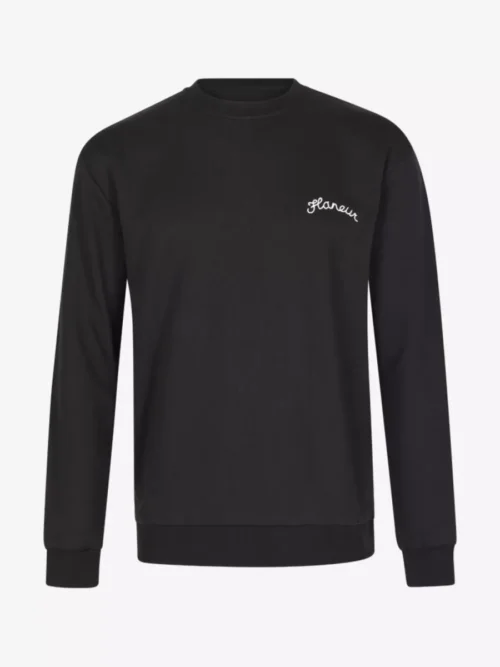 Flâneur Flâneur Sweat ronde hals - Zwart