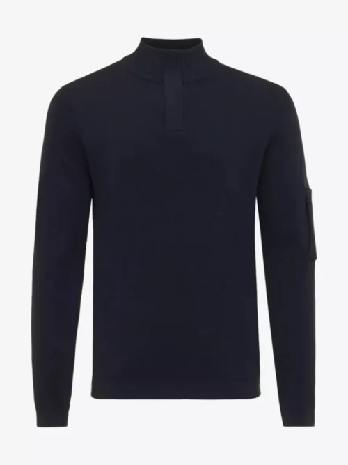 Genti Genti Trui halfzip - Navy