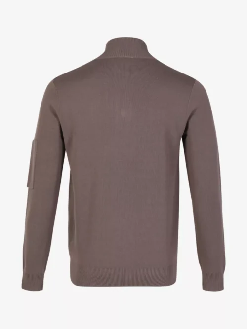 Genti Genti Trui 3-button - Taupe