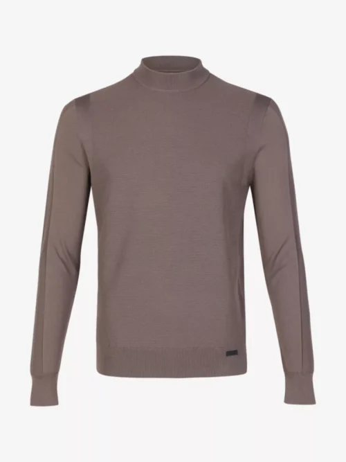 Genti Genti Trui turtle neck - Taupe