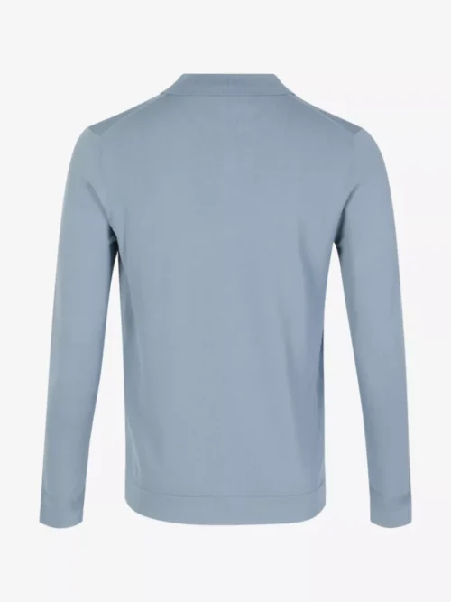 Genti Genti Trui halfzip - Lichtblauw