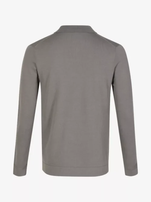 Genti Genti Trui halfzip - Middelgrijs
