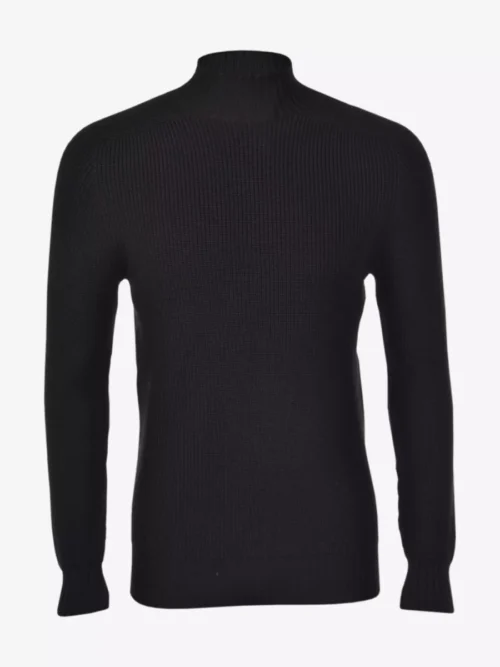 Gran Sasso Gran Sasso Trui turtle neck - Zwart