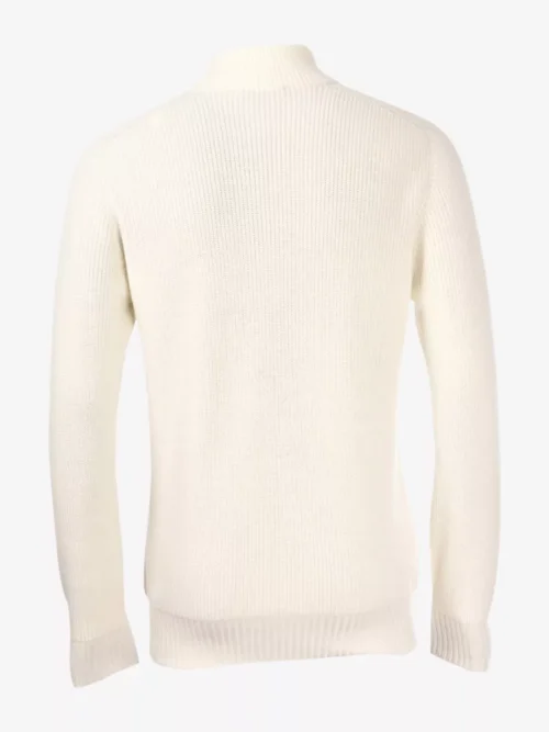Gran Sasso Gran Sasso Trui halfzip - Ecru