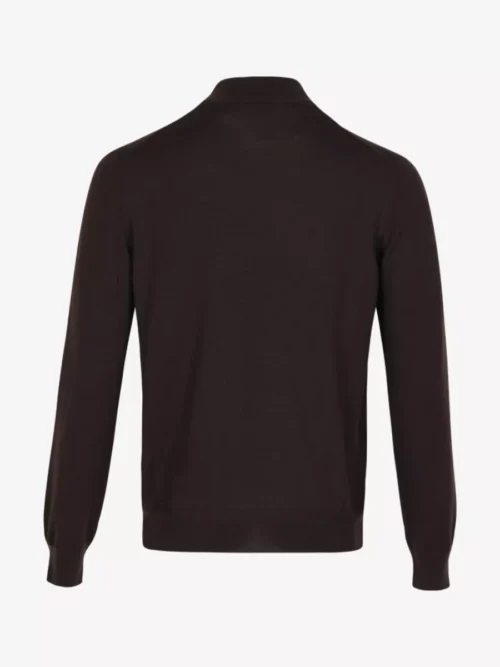 Gran Sasso Gran Sasso Trui turtle neck - Donkerbruin