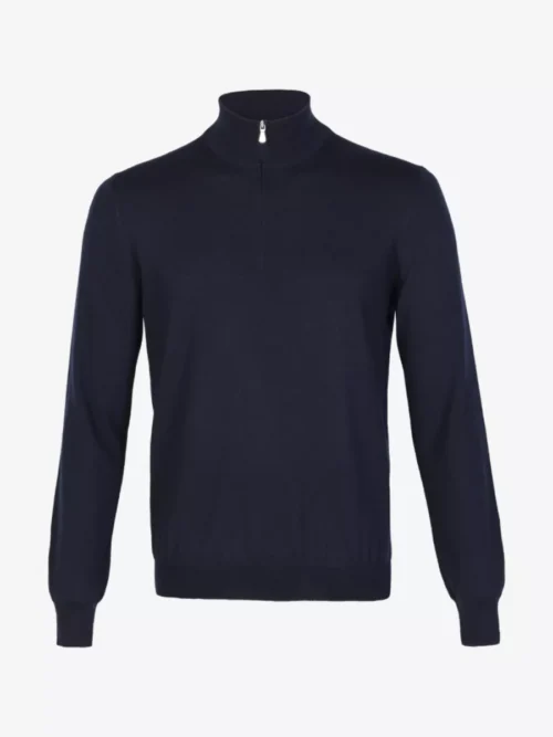 Gran Sasso Gran Sasso Trui halfzip - Navy