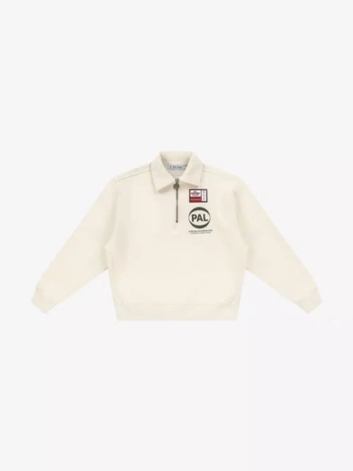 PAL Sporting Goods PAL Sporting Goods Half Zip Trui - Ecru