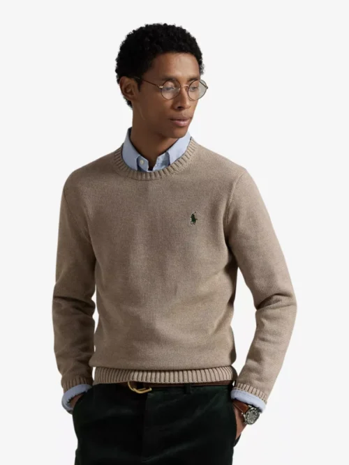 Ralph Lauren Ralph Lauren Trui katoen crewneck - Camel