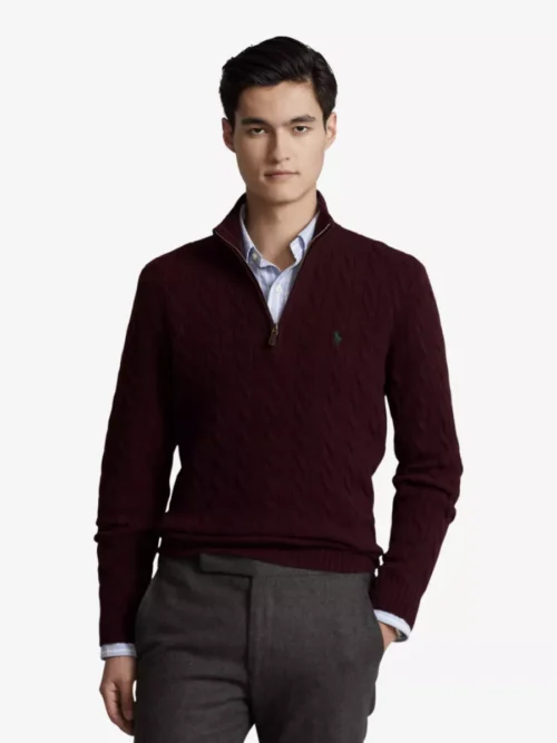 Ralph Lauren Ralph Lauren Trui Halfzip - Bordeaux