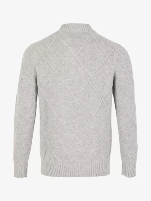Seven Dials Seven Dials Trui Turtleneck - Lichtgrijs