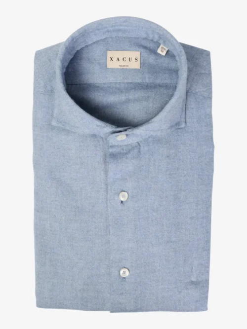 Xacus Xacus Shirt Flannel - Middelblauw