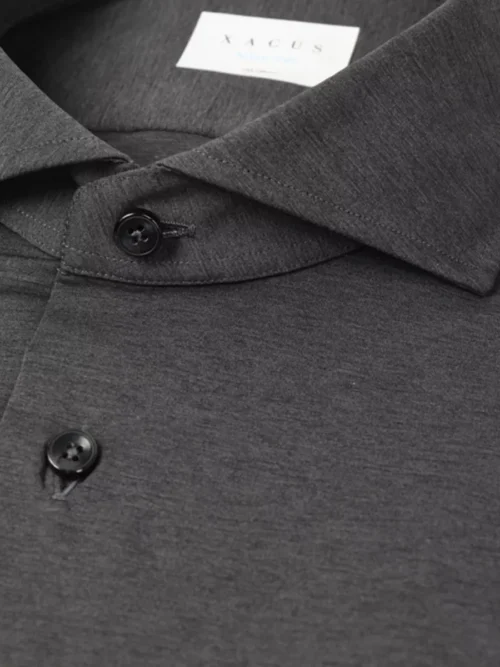 Xacus Xacus Active Dress Shirt - Donkergrijs