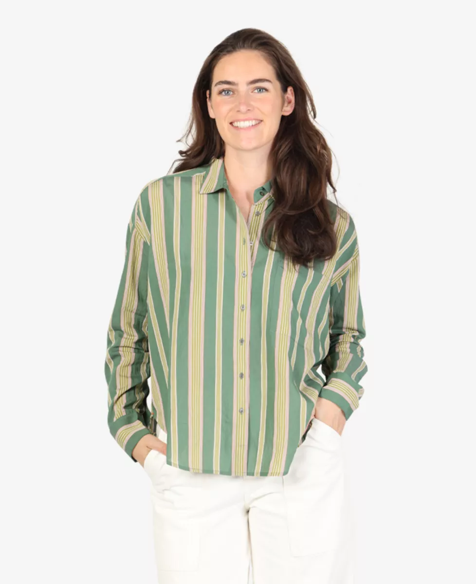 Xirena Blouse - Groen 2 Xirena Xirena Blouse - Groen