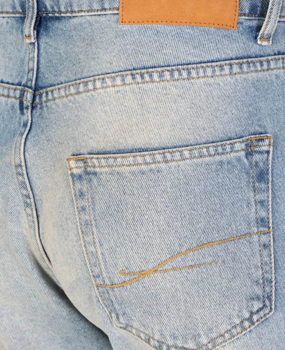 Flâneur Jeans Straight Fit - Denimblauw 4 Flâneur Flâneur Jeans Straight Fit - Denimblauw