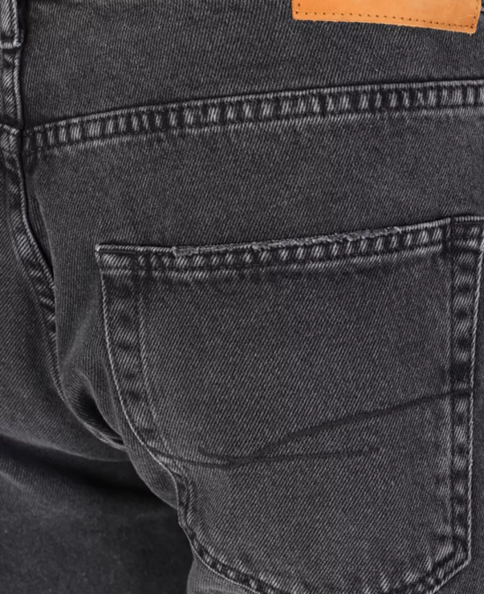 Flâneur Jeans Straight Fit - Donkergrijs 4 Flâneur Flâneur Jeans Straight Fit - Donkergrijs