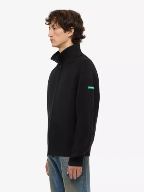 Flâneur Flâneur Vest gebreid - Zwart
