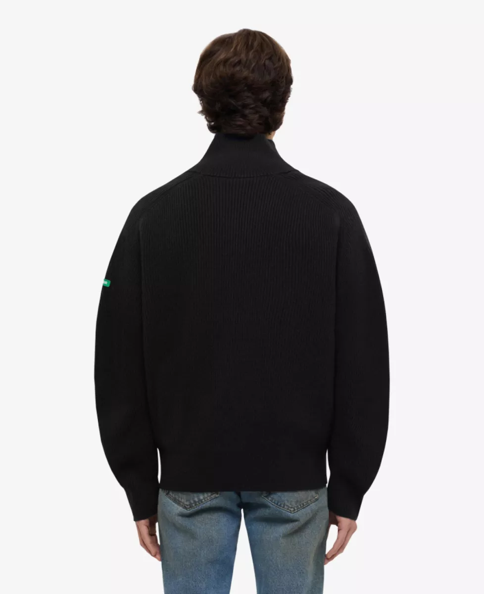 Flâneur Vest gebreid - Zwart 3 Flâneur Flâneur Vest gebreid - Zwart