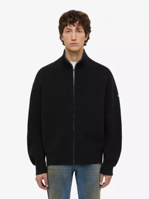 Flâneur Flâneur Vest gebreid - Zwart