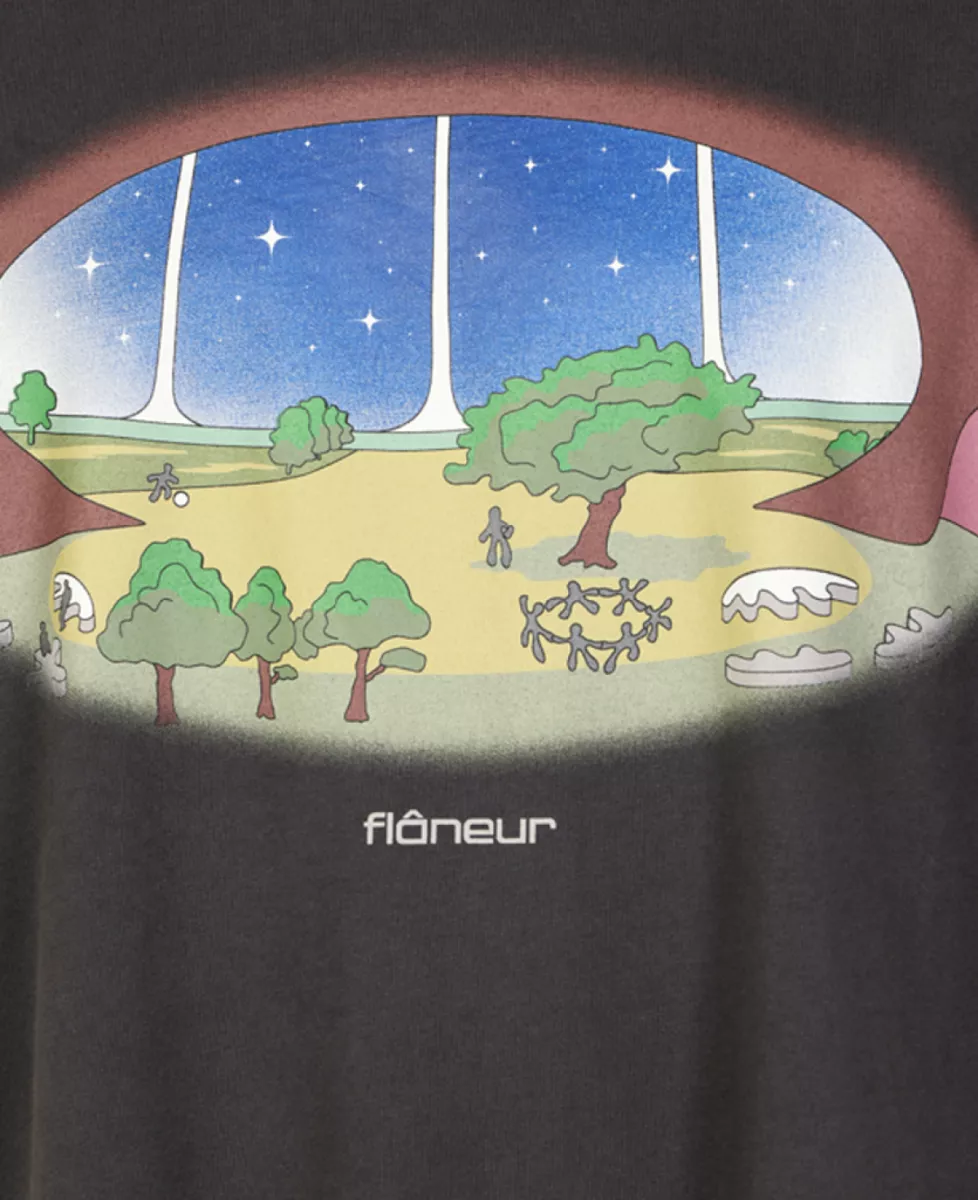 Flâneur T-shirt - Grijs 3 Flâneur Flâneur T-shirt - Grijs