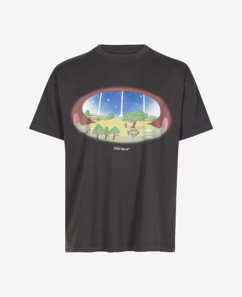 Flâneur T-shirt - Grijs 1 Flâneur Flâneur T-shirt - Grijs