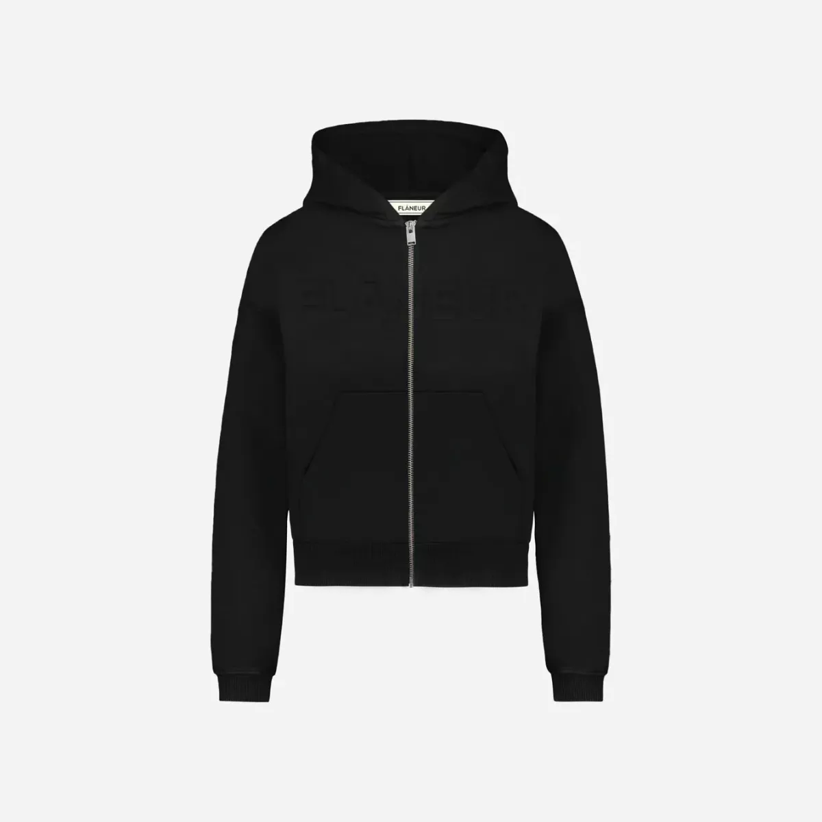 Flâneur Vest Zip - Zwart 1 Flâneur Flâneur Vest Zip - Zwart