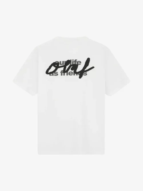 Olaf Olaf Script Graphic Tee - Wit