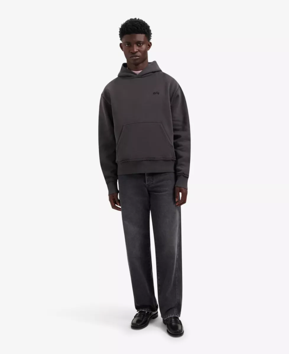 Olaf Signature Boxy Hoodie - Donkergrijs 5 Olaf Olaf Signature Boxy Hoodie - Donkergrijs