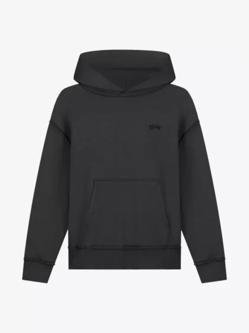Olaf Olaf Signature Boxy Hoodie - Donkergrijs