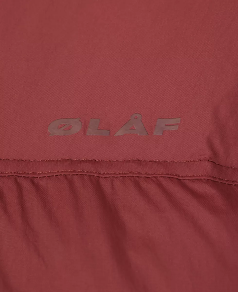 Olaf Matte Puffer Jacket - Middelrood 3 Olaf Olaf Matte Puffer Jacket - Middelrood
