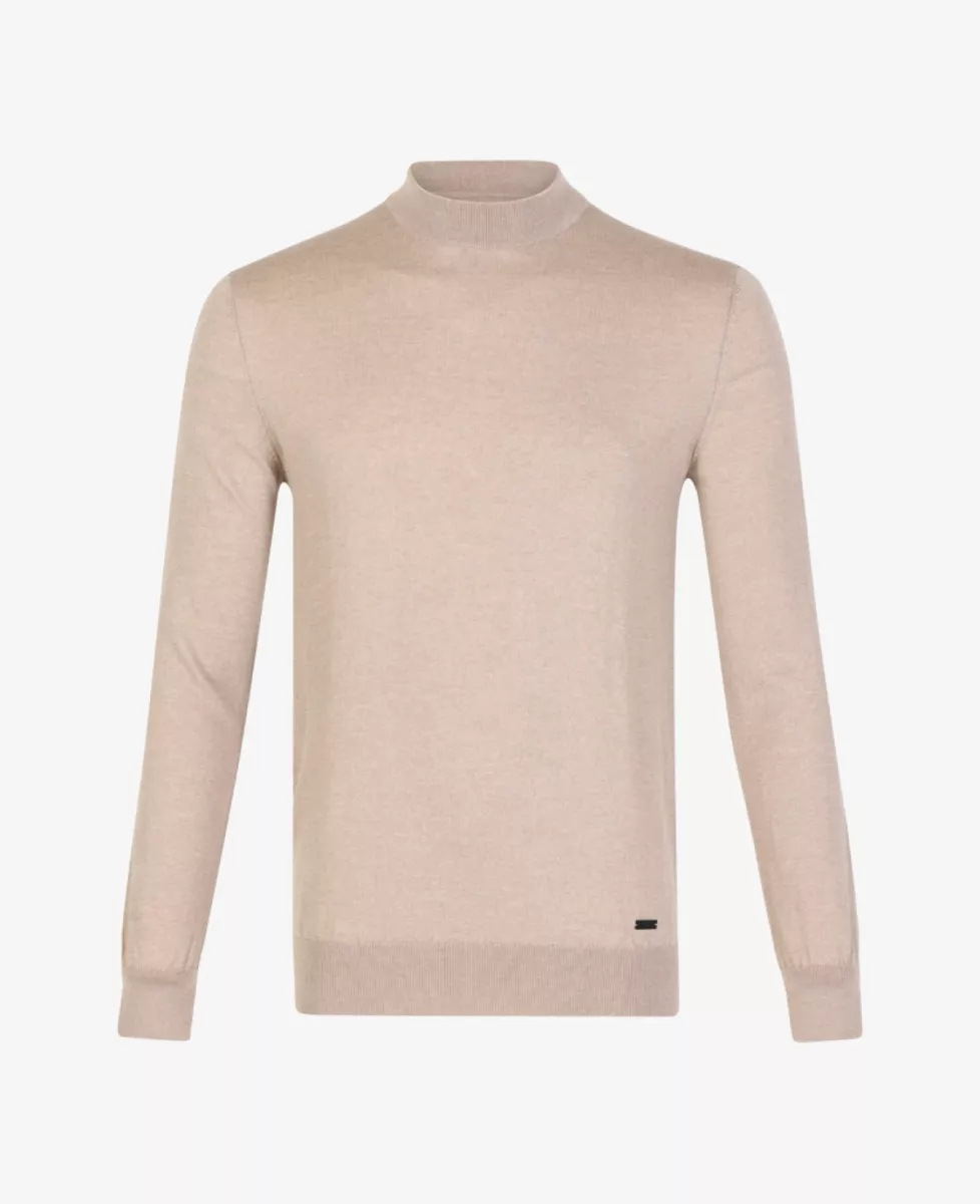 Seven Dials Trui Turtle Neck - Bruin 1 Seven Dials Seven Dials Trui Turtle Neck - Bruin
