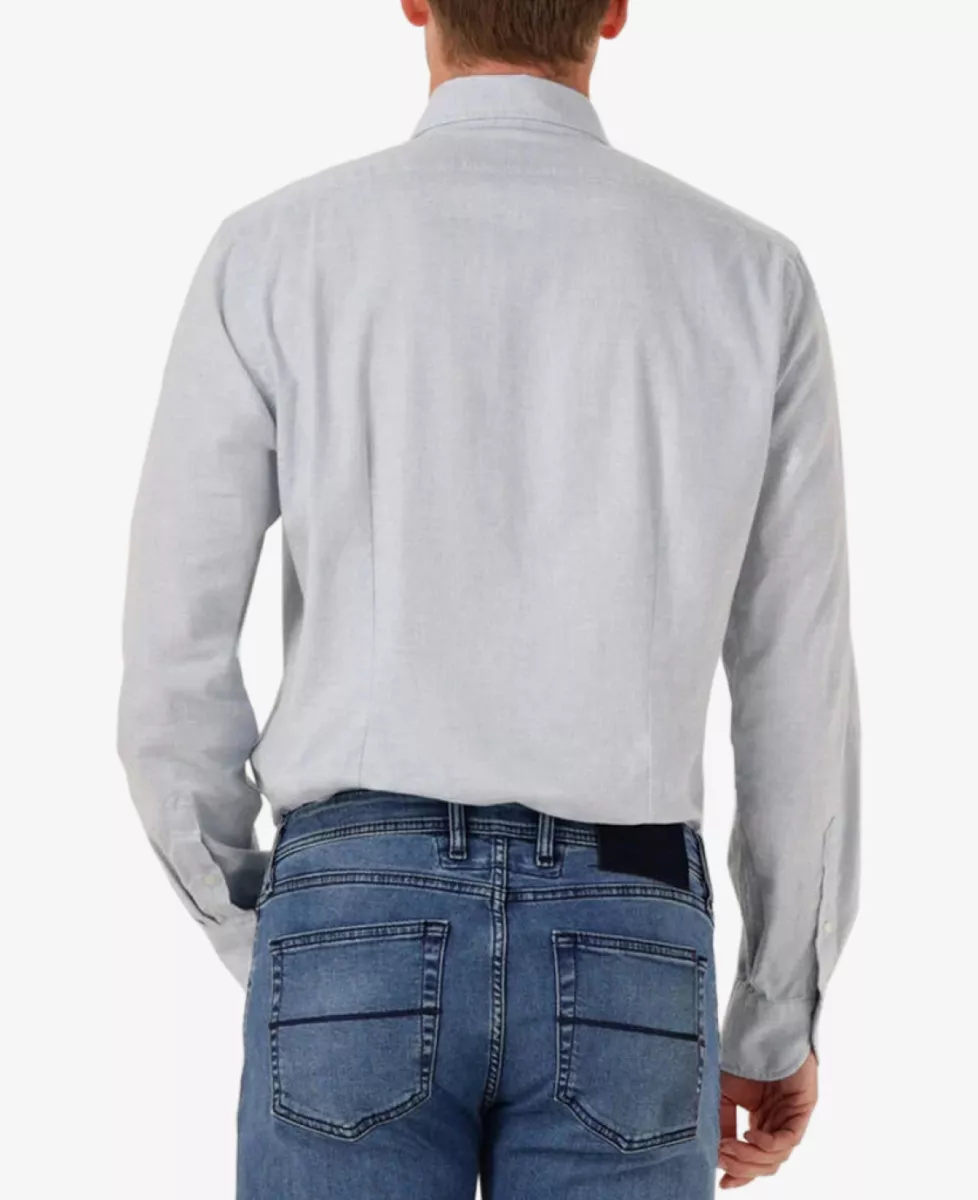 Xacus Flannel Shirt - Lichtblauw 3 Xacus Xacus Flannel Shirt - Lichtblauw